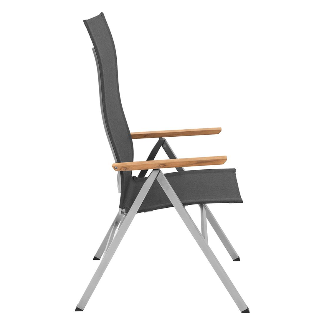 OUTLIV. Kreta Gartenmöbelset 7-tlg. Klappsessel mit Tisch 220x100cm