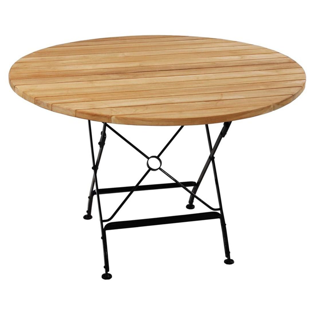 OUTLIV. Lindau Gartenmöbel-Set M (4 Plätze) mit Zebra Tisch Ø115cm