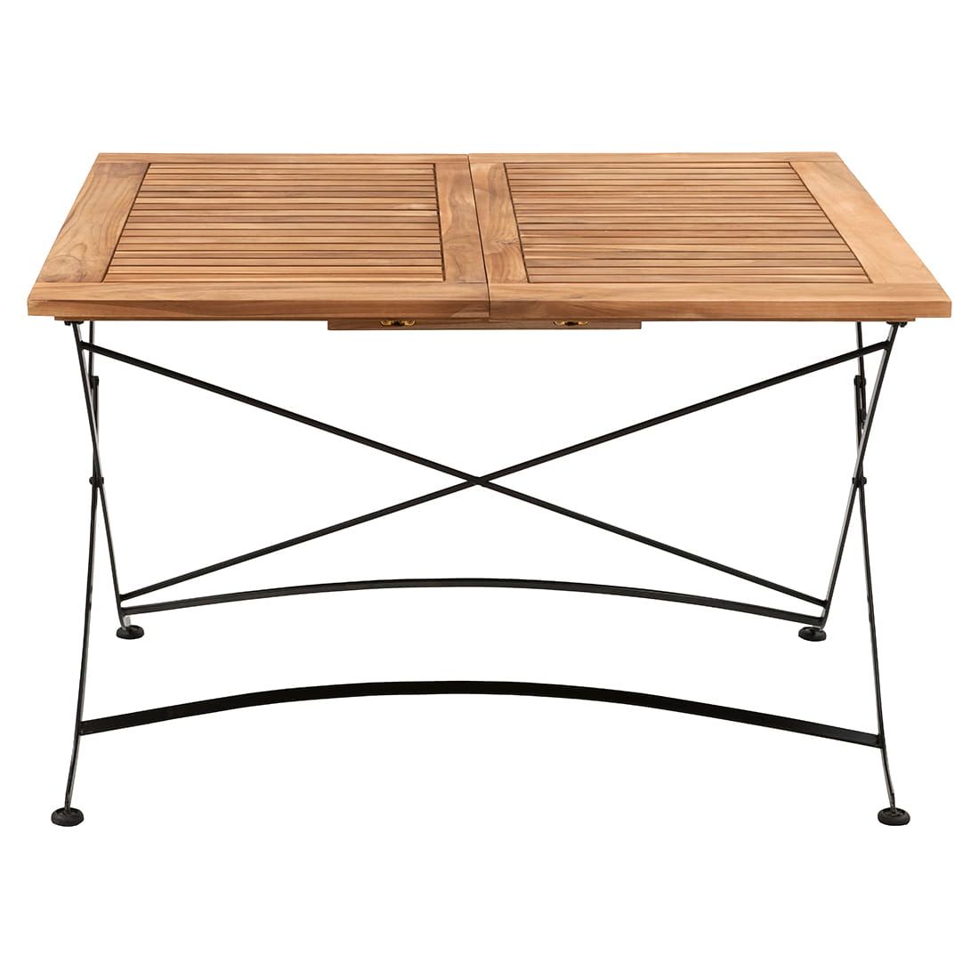 OUTLIV. Lindau Klapptisch 110/150x90x75 cm Stahl/Teak