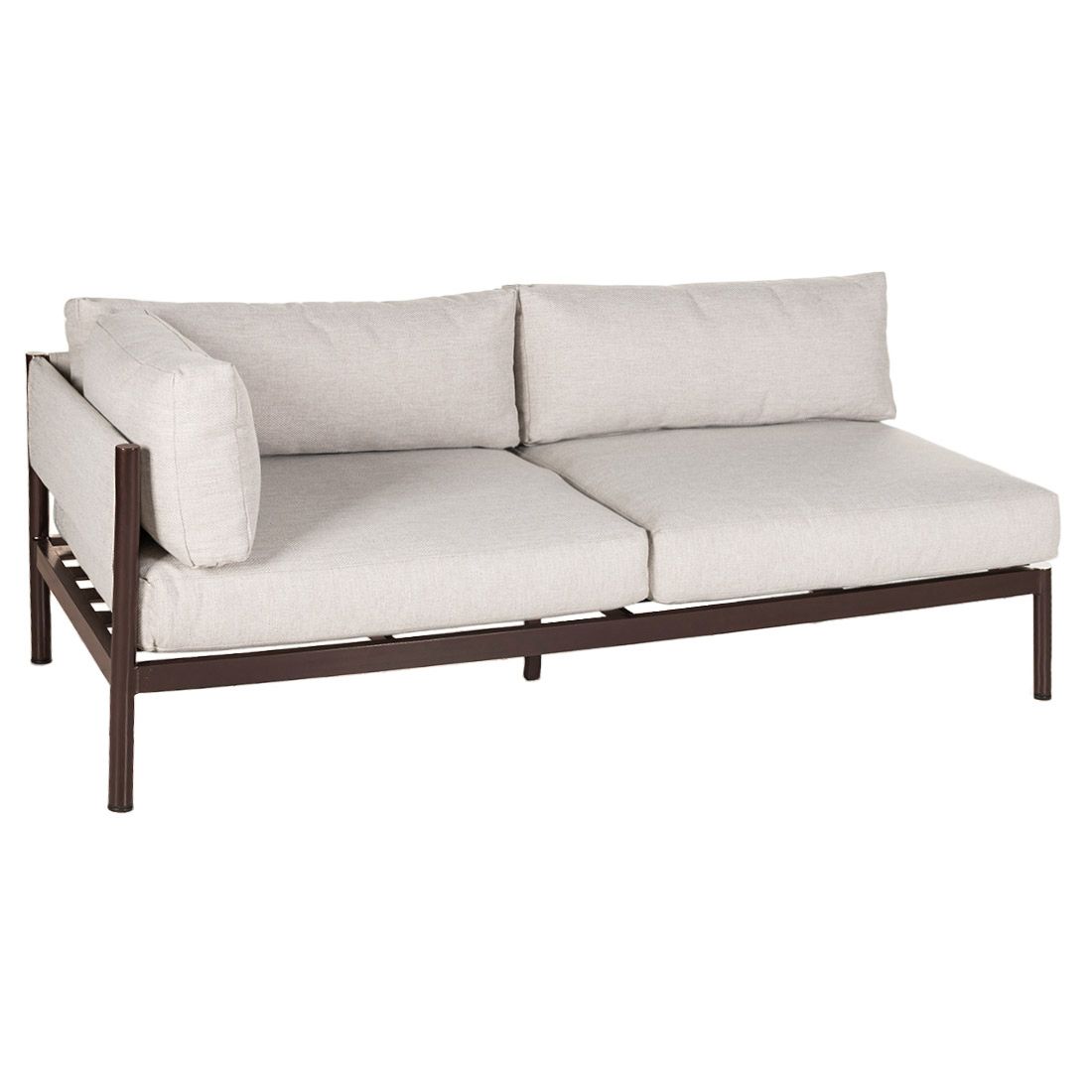 OUTLIV. Loungeset Aluminium/Kunstfaser