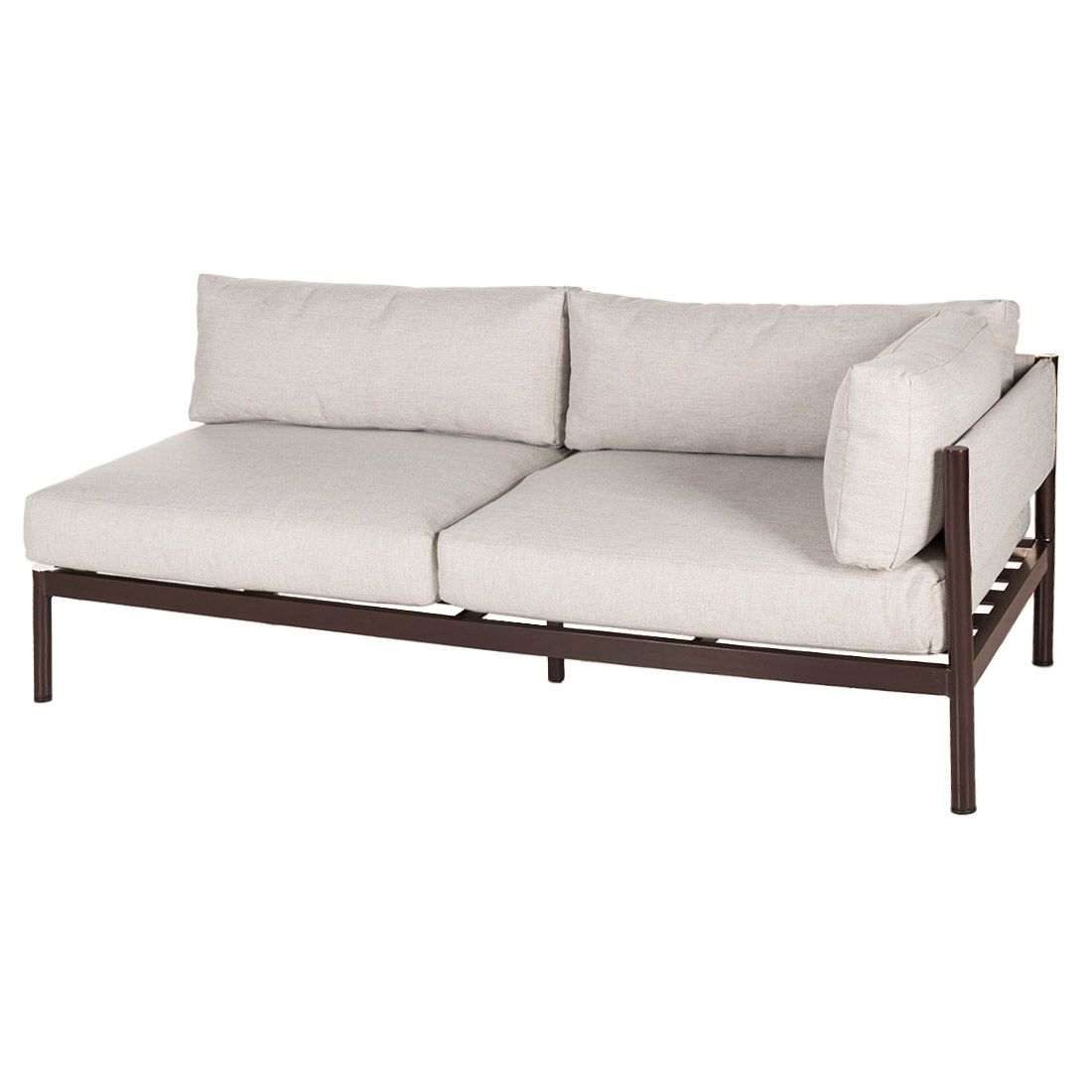OUTLIV. Loungeset Aluminium/Kunstfaser