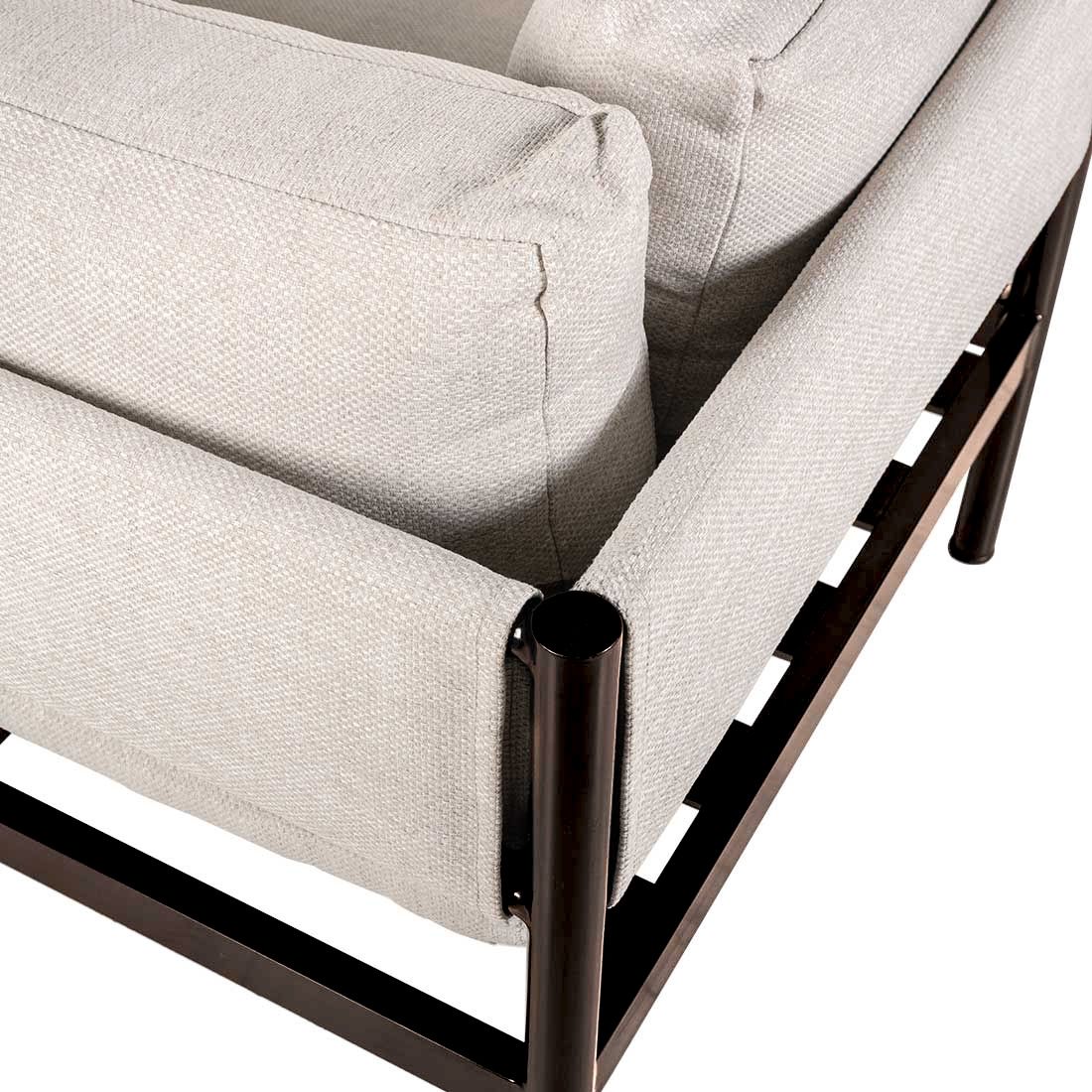 OUTLIV. Loungeset Aluminium/Kunstfaser