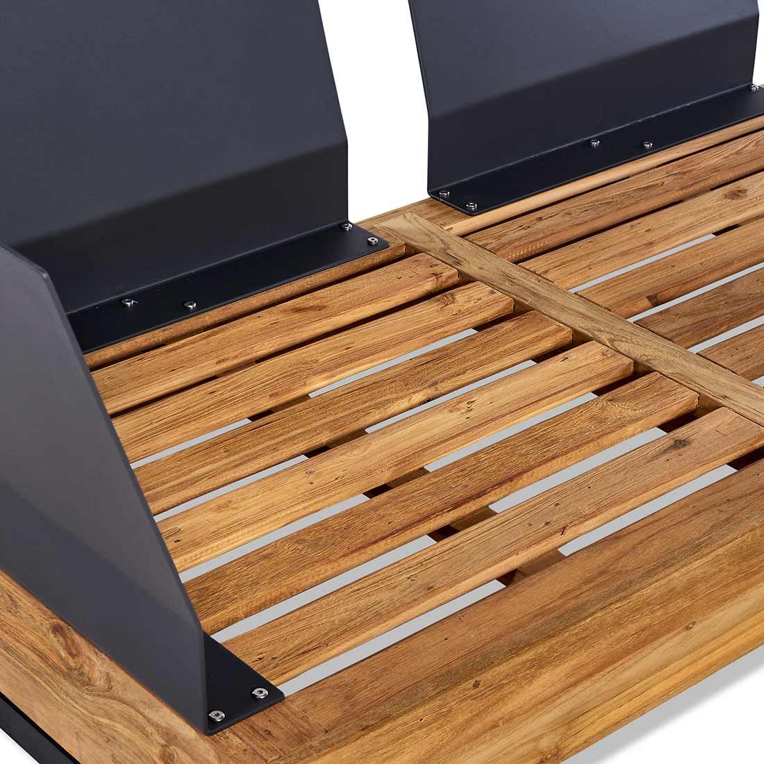 OUTLIV. Madrid Ecklounge Teak/Olefin