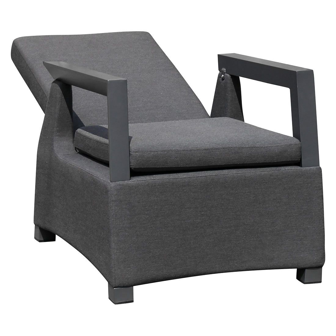OUTLIV. Malaga Loungesessel Aluminium/Sunbrella