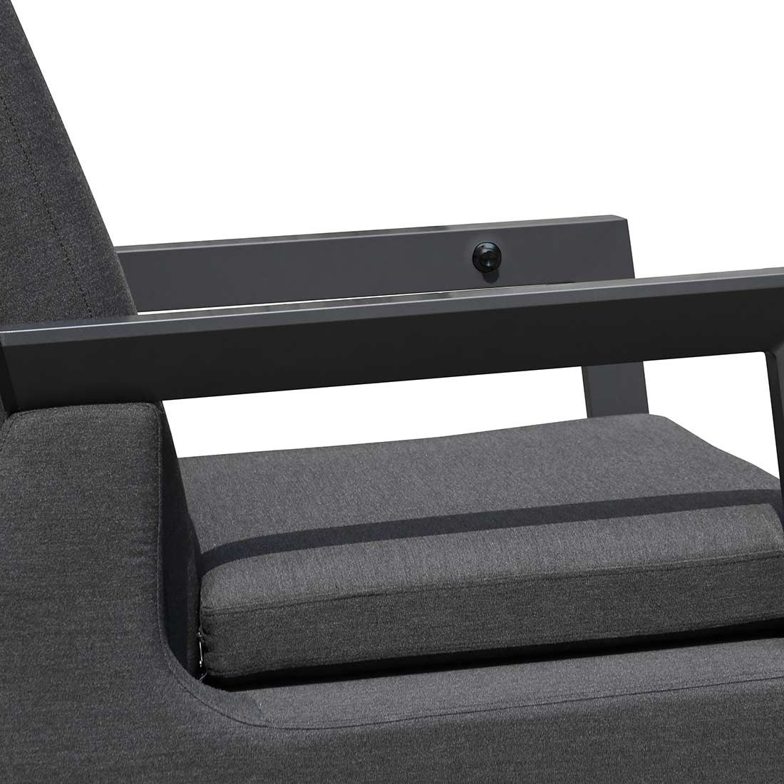 OUTLIV. Malaga Loungesessel Aluminium/Sunbrella