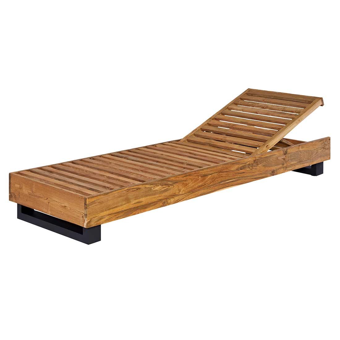 OUTLIV. Madrid Gartenliege Teak/Olefin