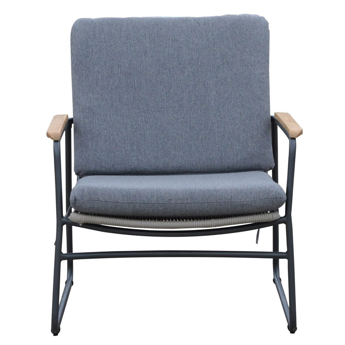 OUTLIV. Maranello Loungesessel Stahl/Rope