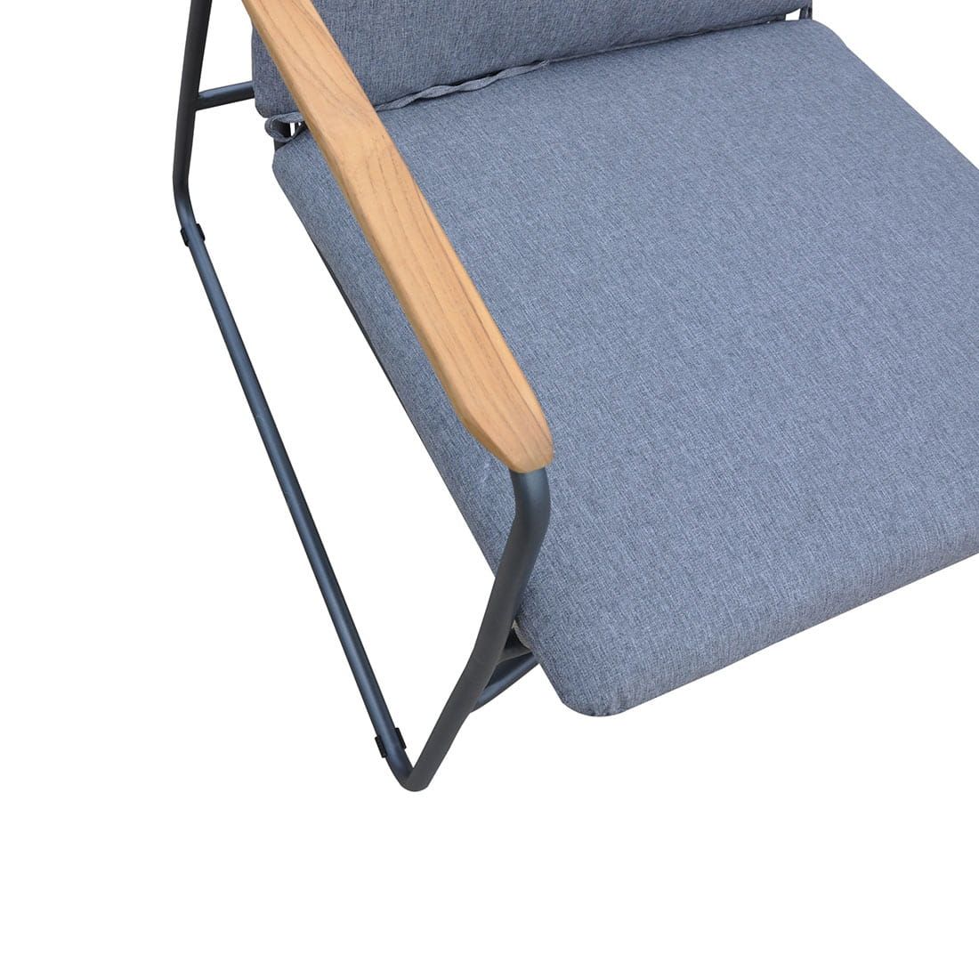 OUTLIV. Maranello Loungesessel Stahl/Rope