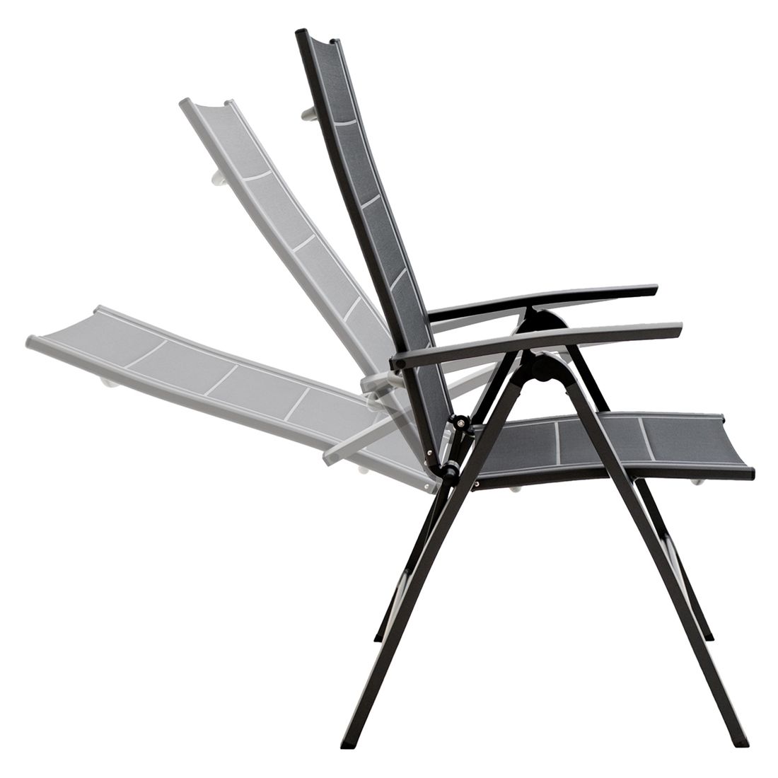 OUTLIV. Melbourne Klappsessel verstellbar Aluminium/Textilene