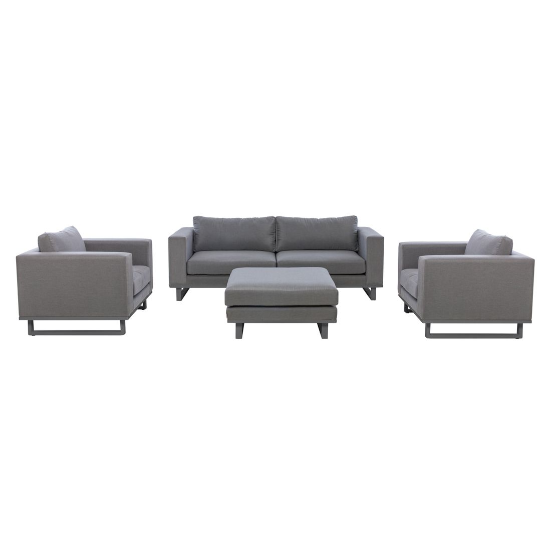 OUTLIV. Miami Loungeset Aluminium/Sunbrella