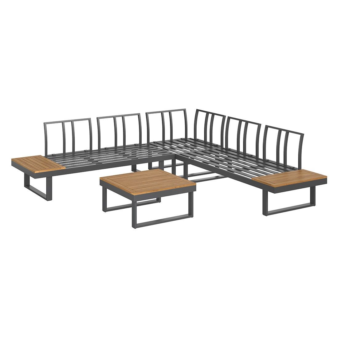 OUTLIV. Naxos Ecklounge Aluminium/Kunstfaser