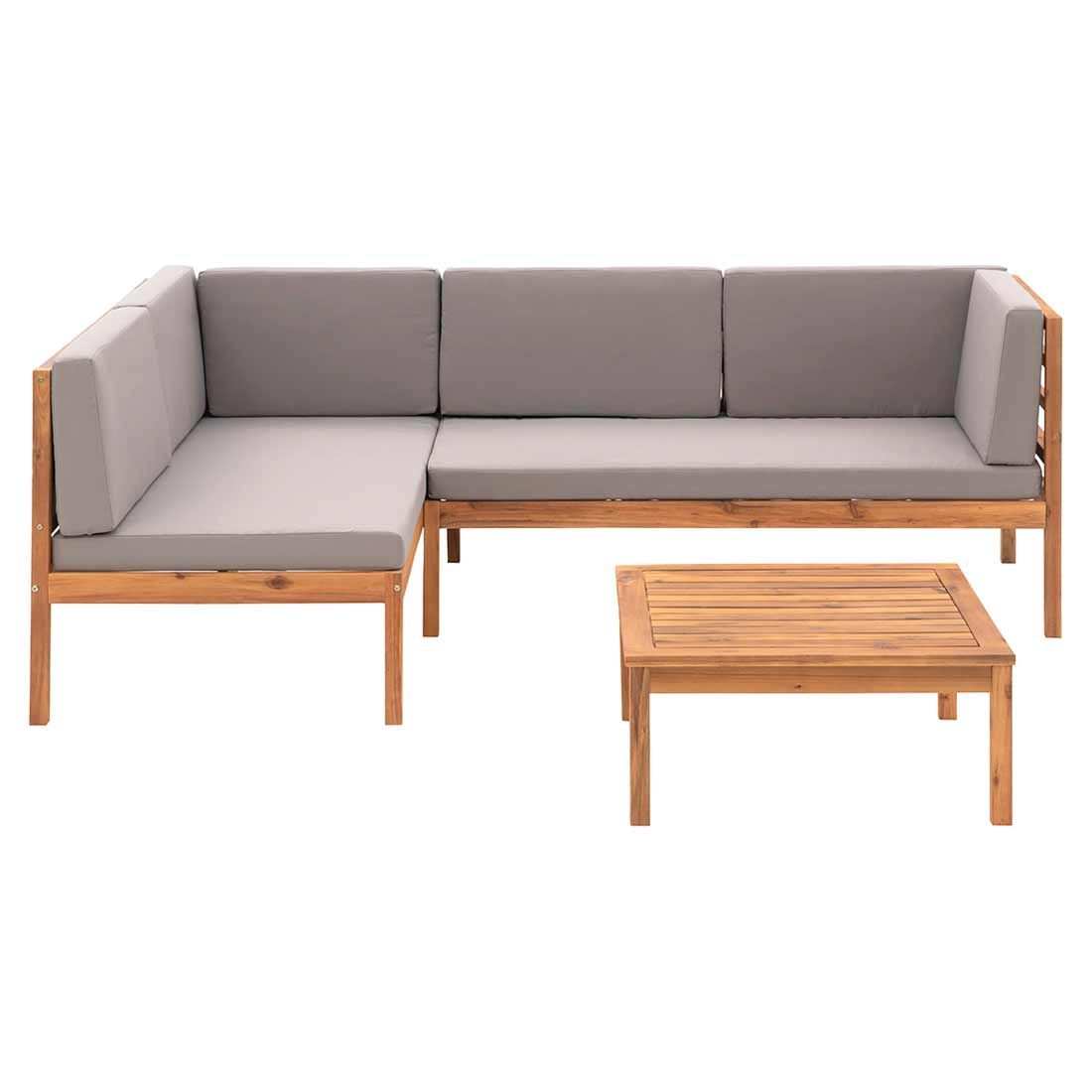 OUTLIV. Odense Ecklounge 3-tlg. Akazie/Polyester