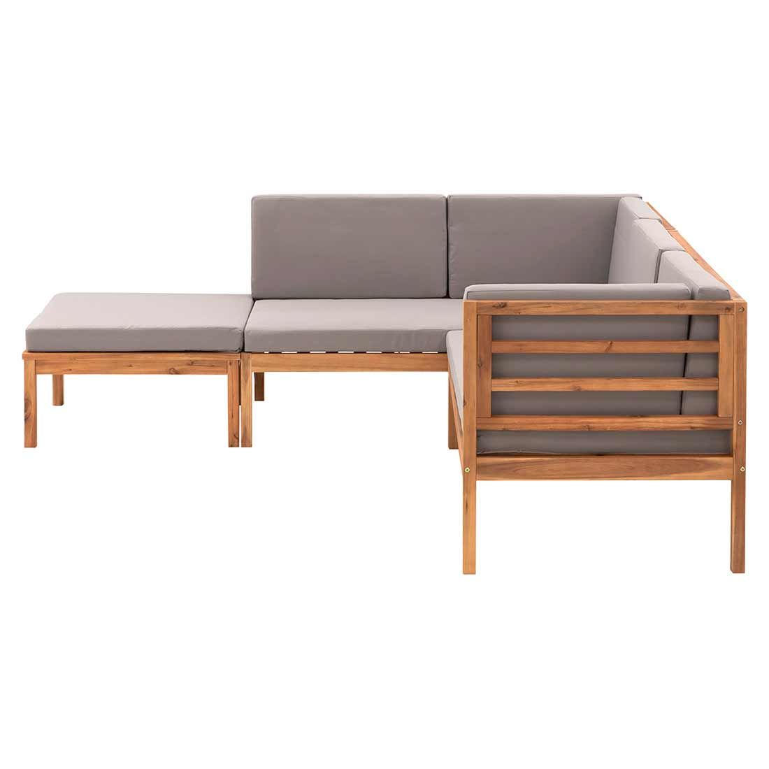 OUTLIV. Odense Ecklounge 3-tlg. Akazie/Polyester