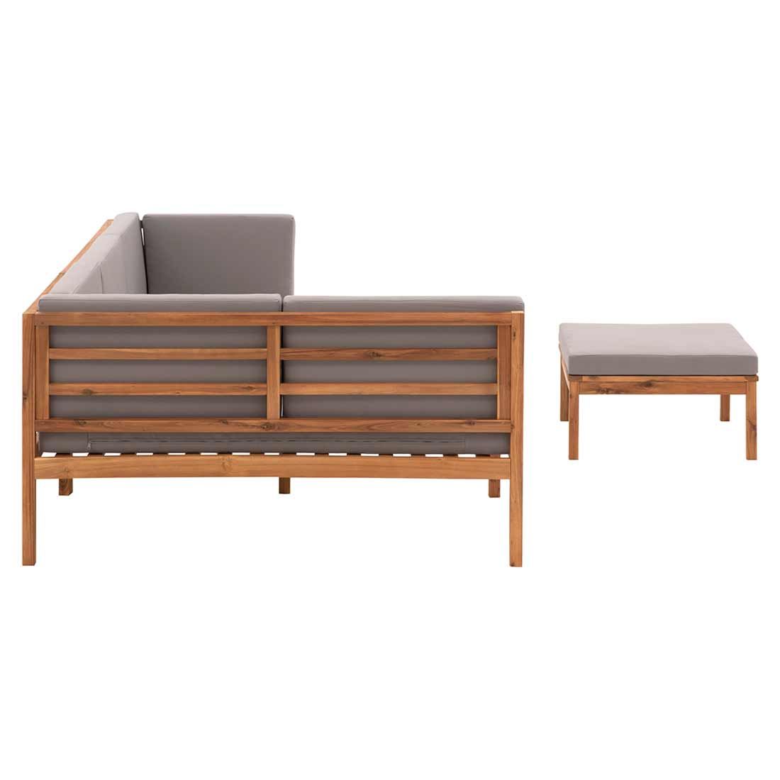 OUTLIV. Odense Ecklounge 3-tlg. Akazie/Polyester