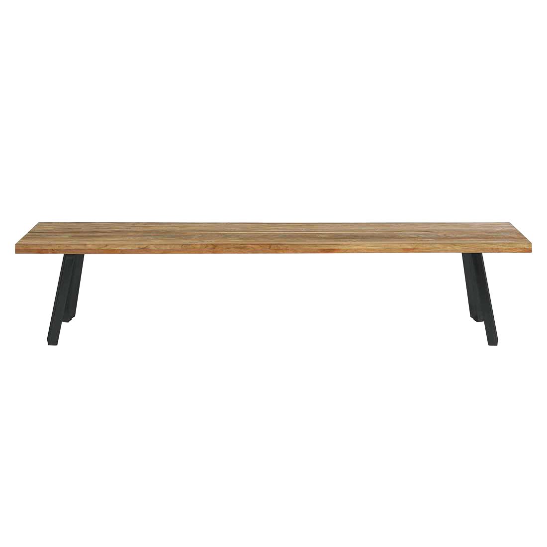OUTLIV. Ohio Gartenbank Edelstahl/Teak Recycelt