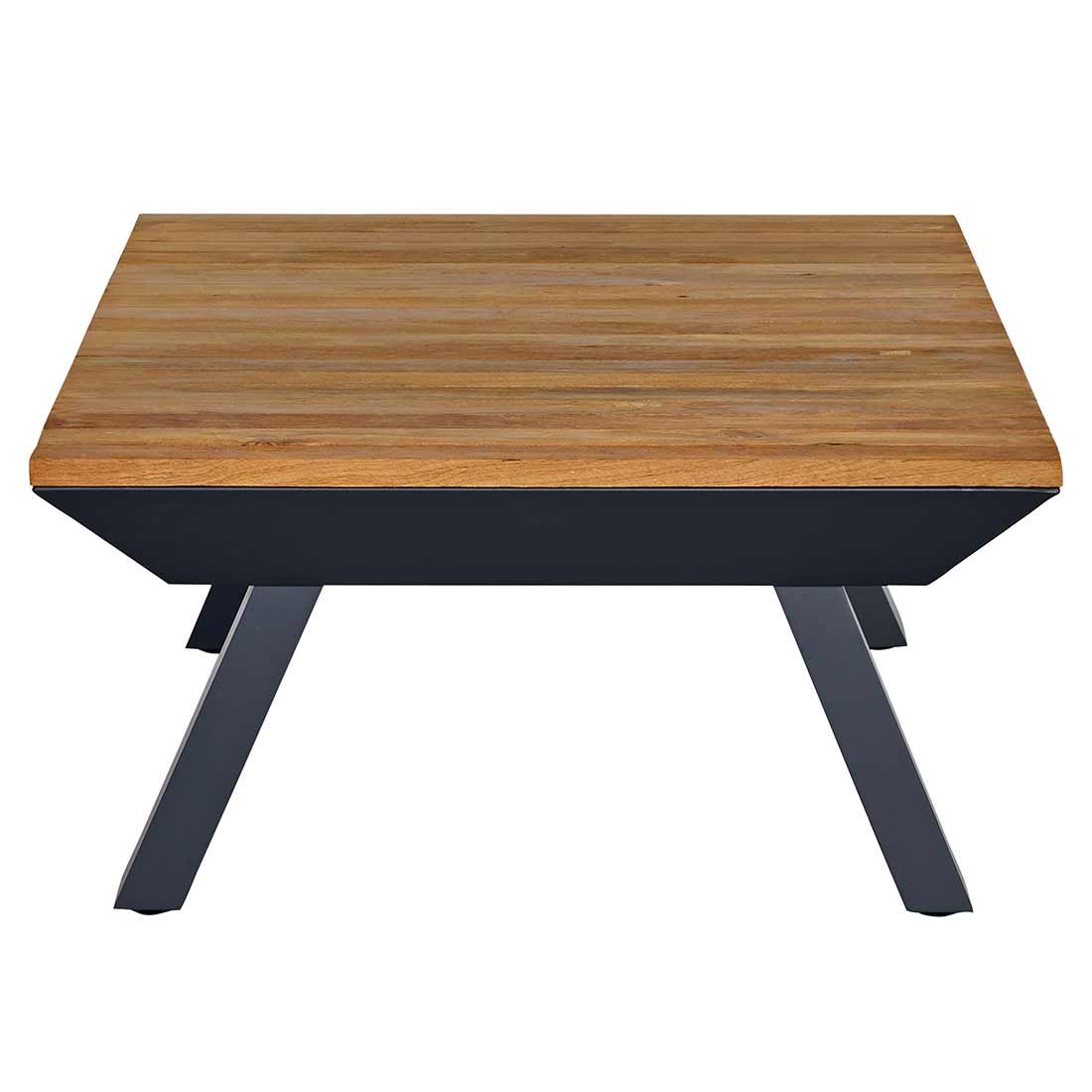OUTLIV. Oktava Loungetisch 120x80cm Aluminium/Teak Recycelt