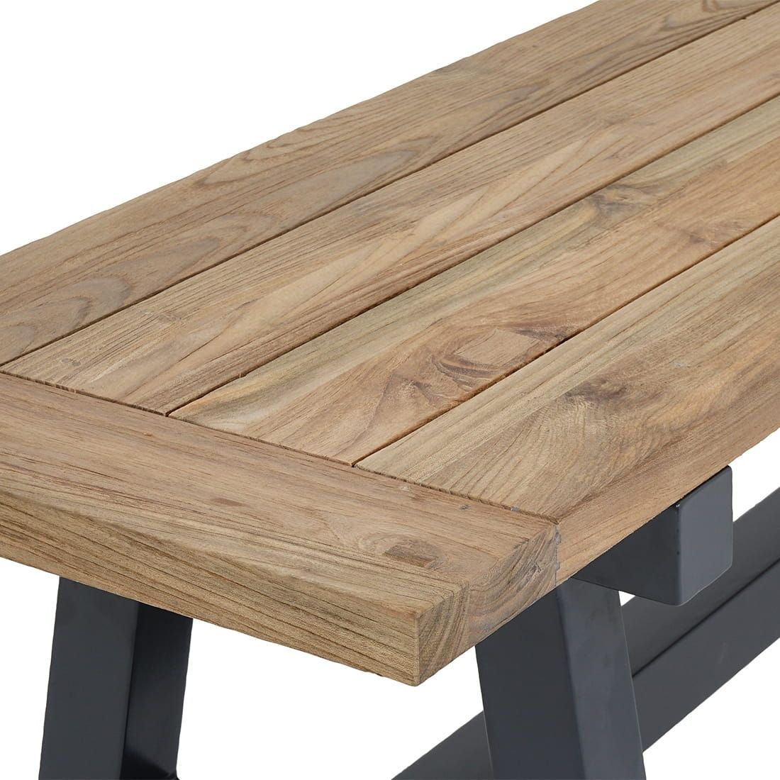 OUTLIV. Omaha Gartenbank Aluminium/Teak
