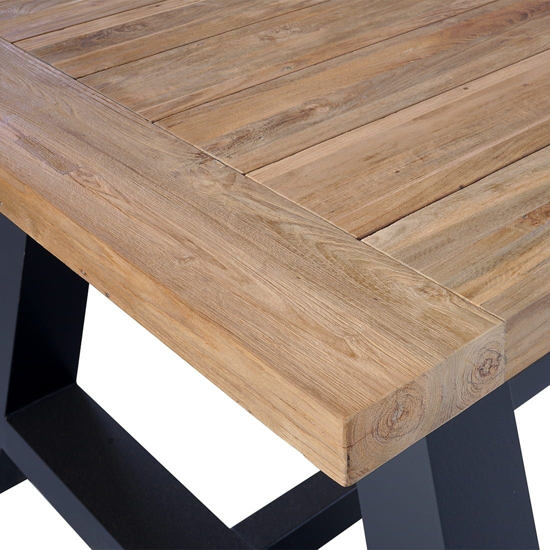 OUTLIV. Omaha Gartentisch 240x100cm Aluminium/Teak