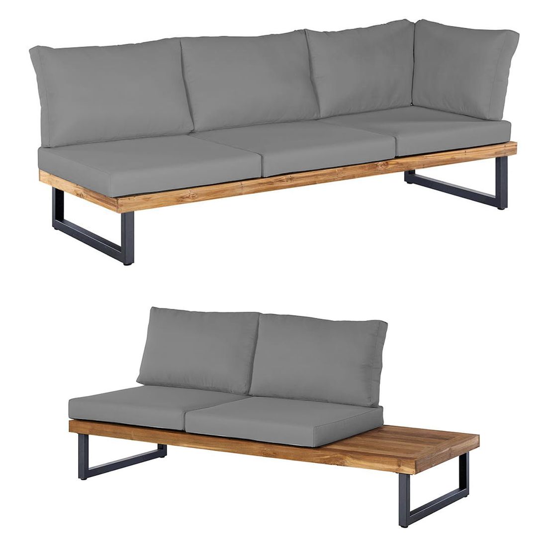 OUTLIV. Orleans Ecklounge Stahl/Suntex