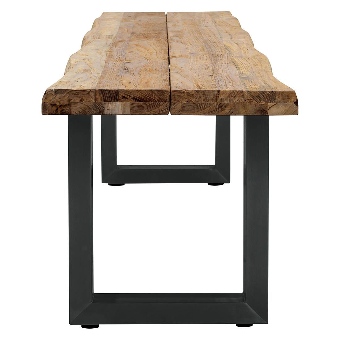 OUTLIV. Orlando Gartenbank 240cm Edelstahl/Teak Recycelt