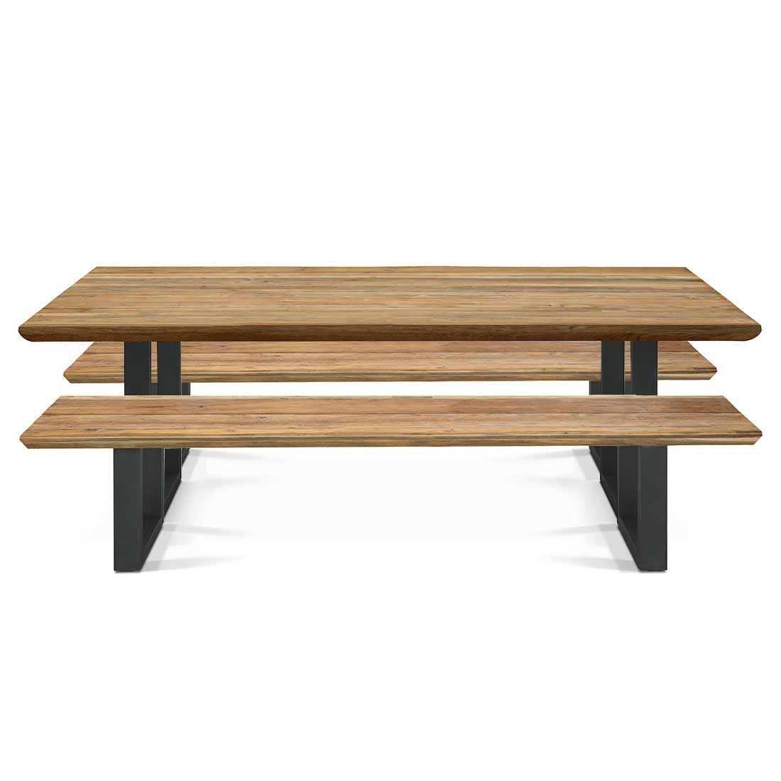 OUTLIV. Orlando Gartenmöbel-Set L (6 Plätze) Tisch 200x100cm