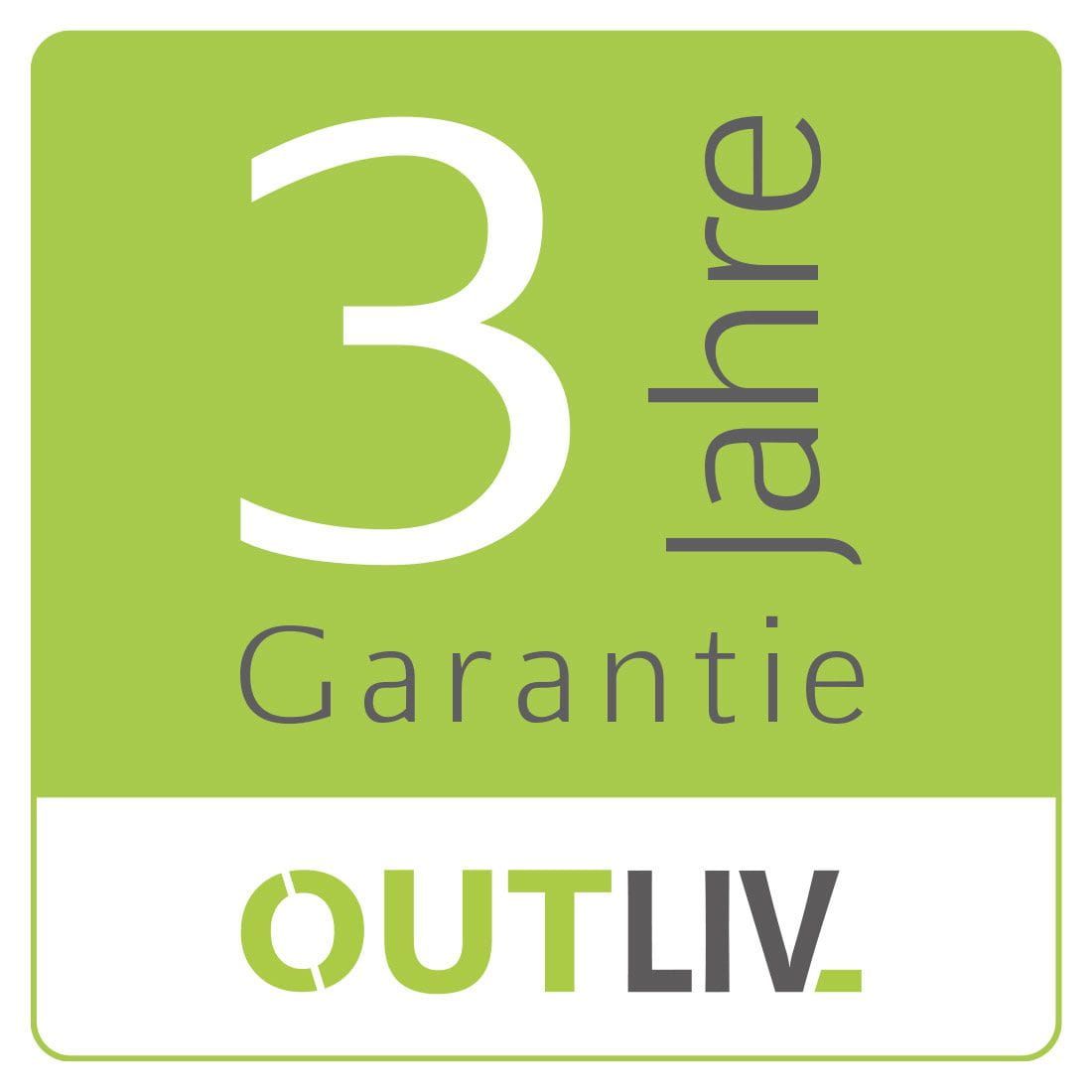 OUTLIV. Orlando Gartentisch Edelstahl/Teak