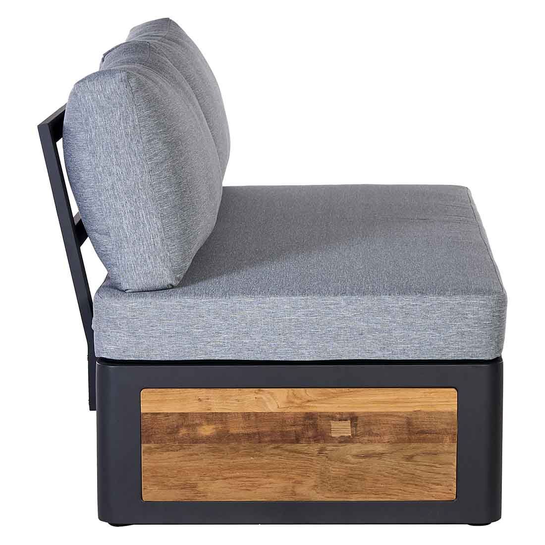 OUTLIV. Paros Loungeset Aluminium/Teak/Olefin