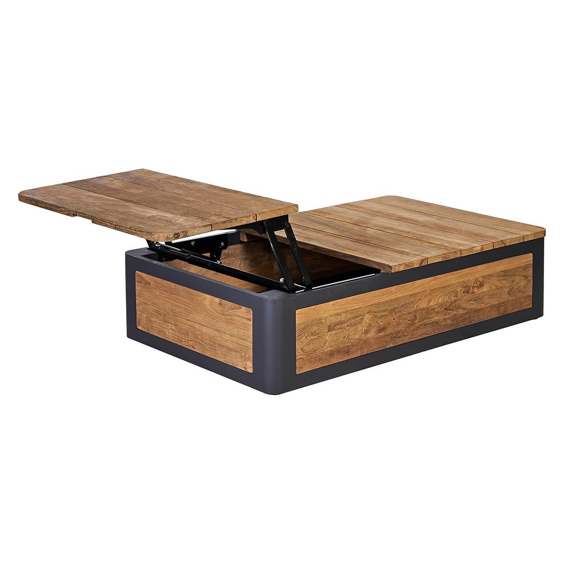 OUTLIV. Paros Loungetisch 113x70cm Aluminium/Teak recycelt