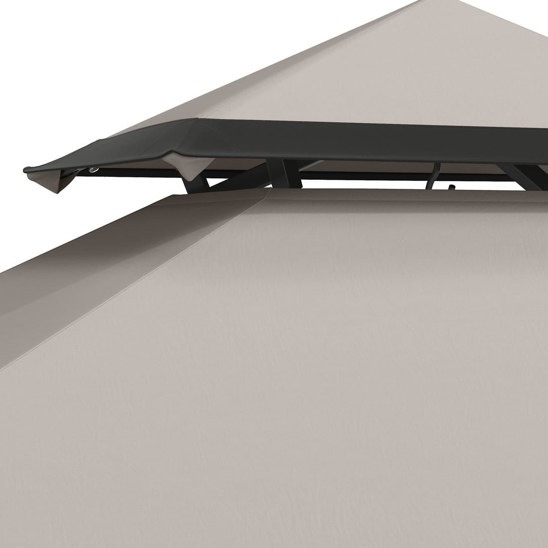 OUTLIV. Gartenpavillon 152x244cm Stahl/Stoff