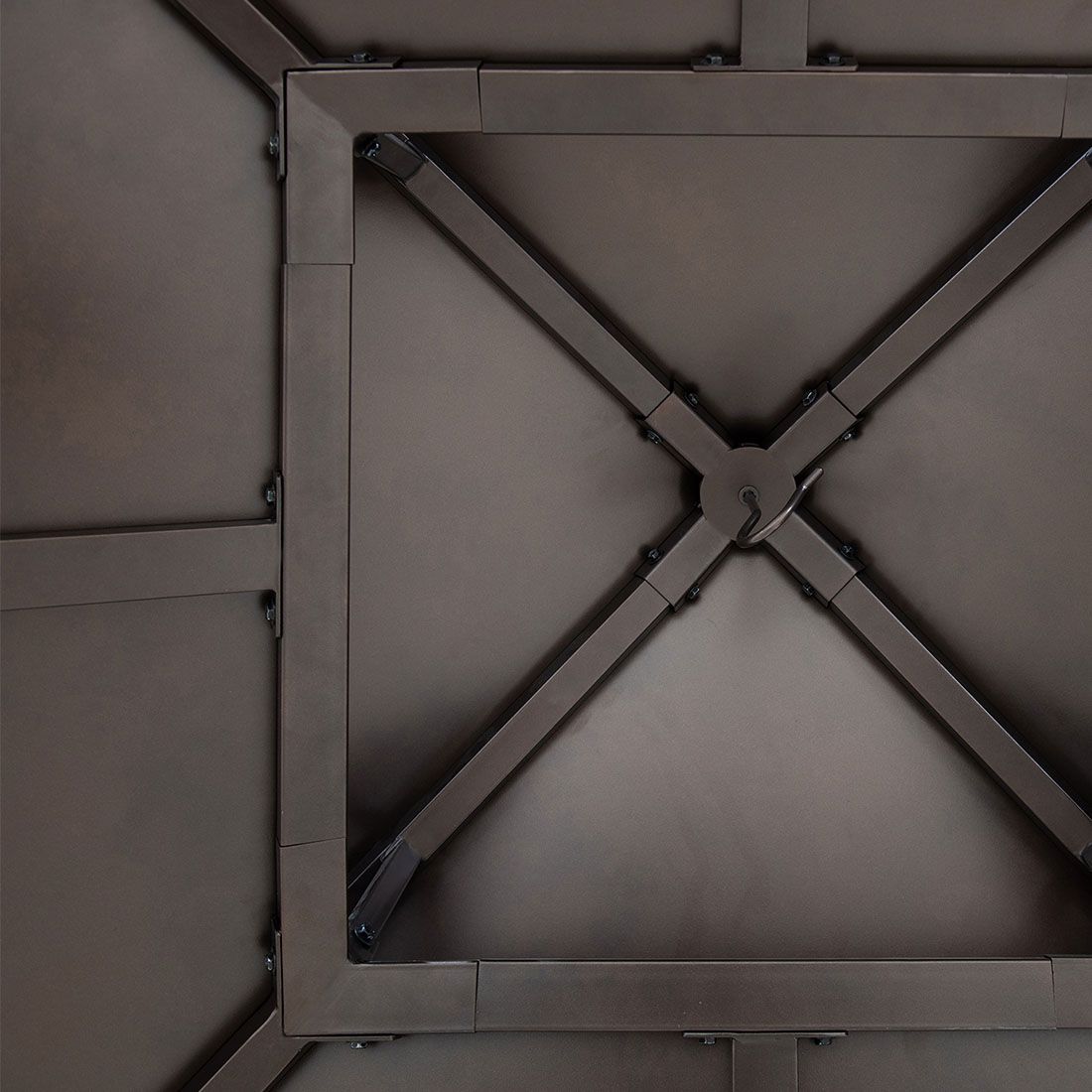 OUTLIV. Pavillon 335x335 cm Zedernholz/Stahl