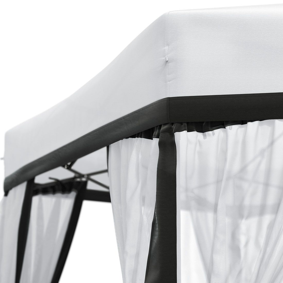 OUTLIV. Gartenpavillon 335x335cm Stahl/Stoff