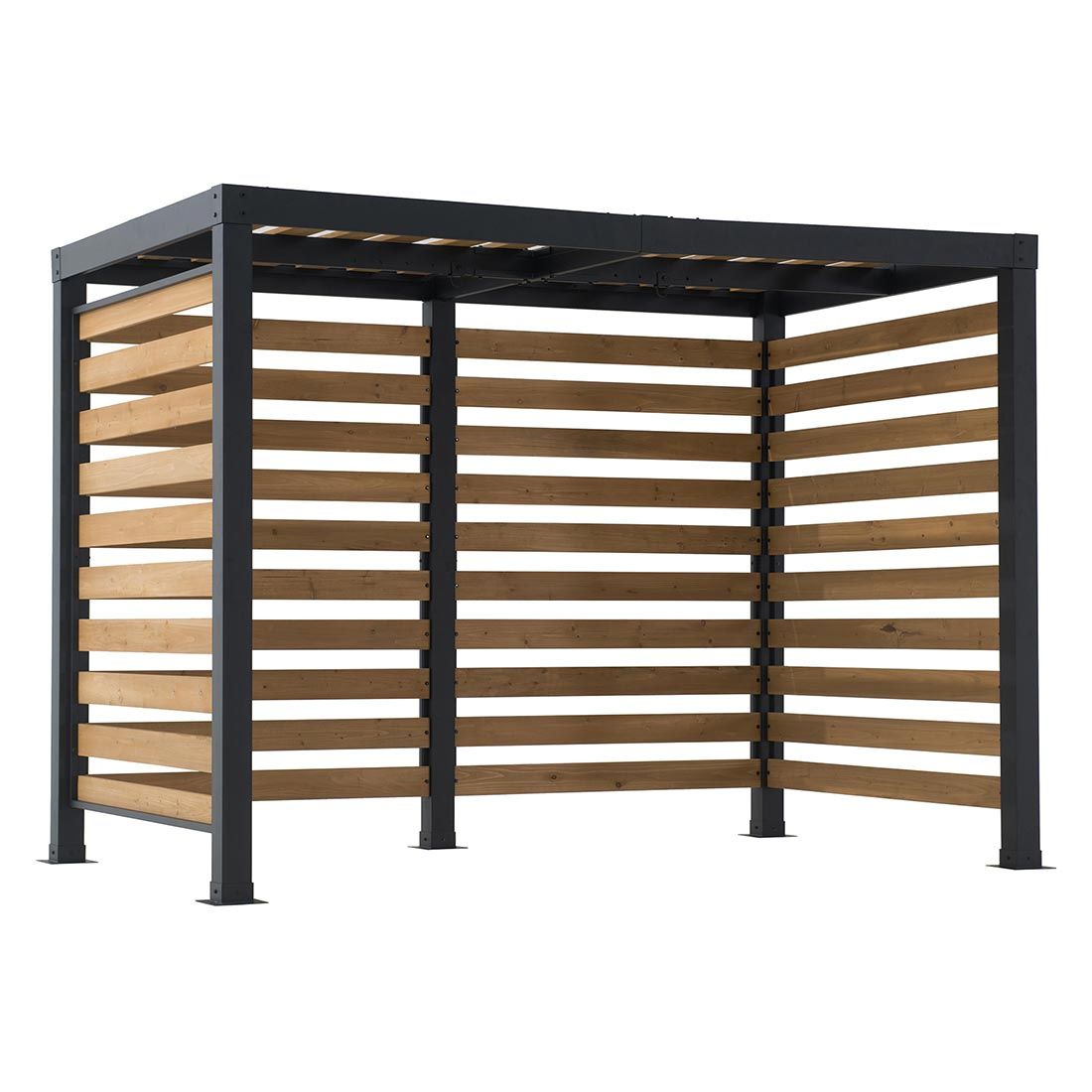 OUTLIV. Gartenpergola 313x191 cm Zedernholz/Stahl