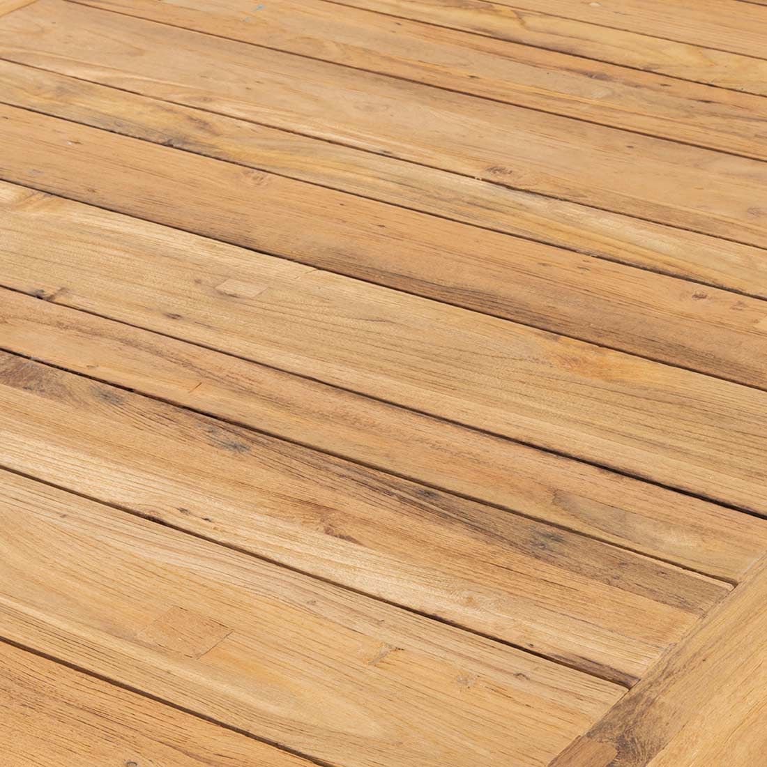 OUTLIV. Gartentisch 200x100cm Stahl/Teak Recycelt