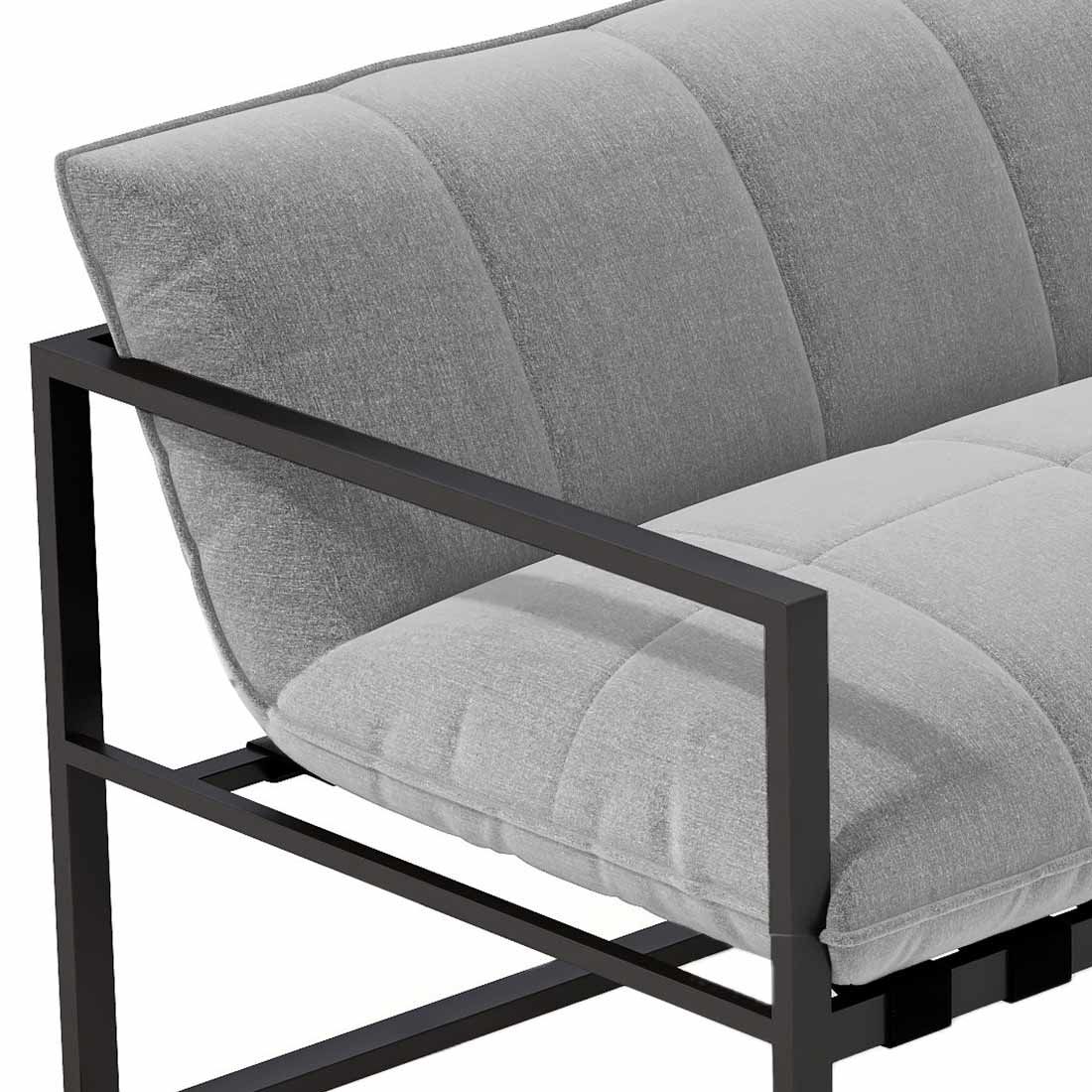 OUTLIV. Reef Gartensofa 150cm Aluminium/Sunbrella