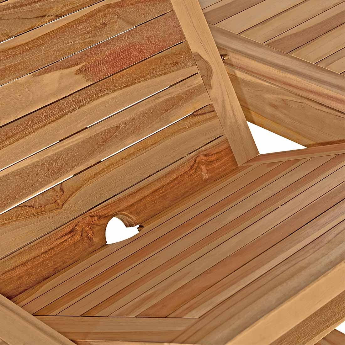 OUTLIV. Ontario Ausziehtisch 180/240x100cm Teak