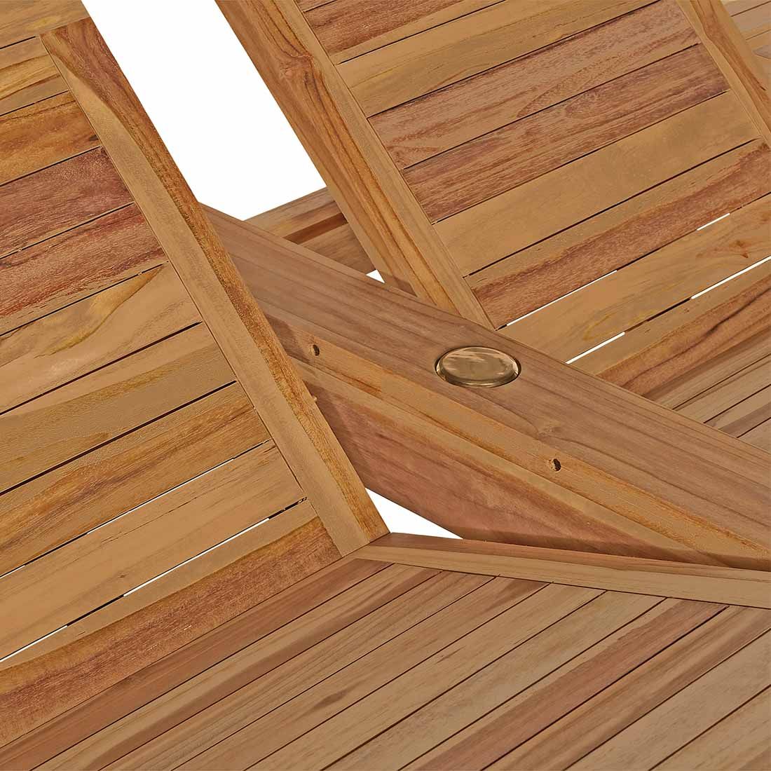 OUTLIV. Ontario Ausziehtisch 195/295x110cm Teak