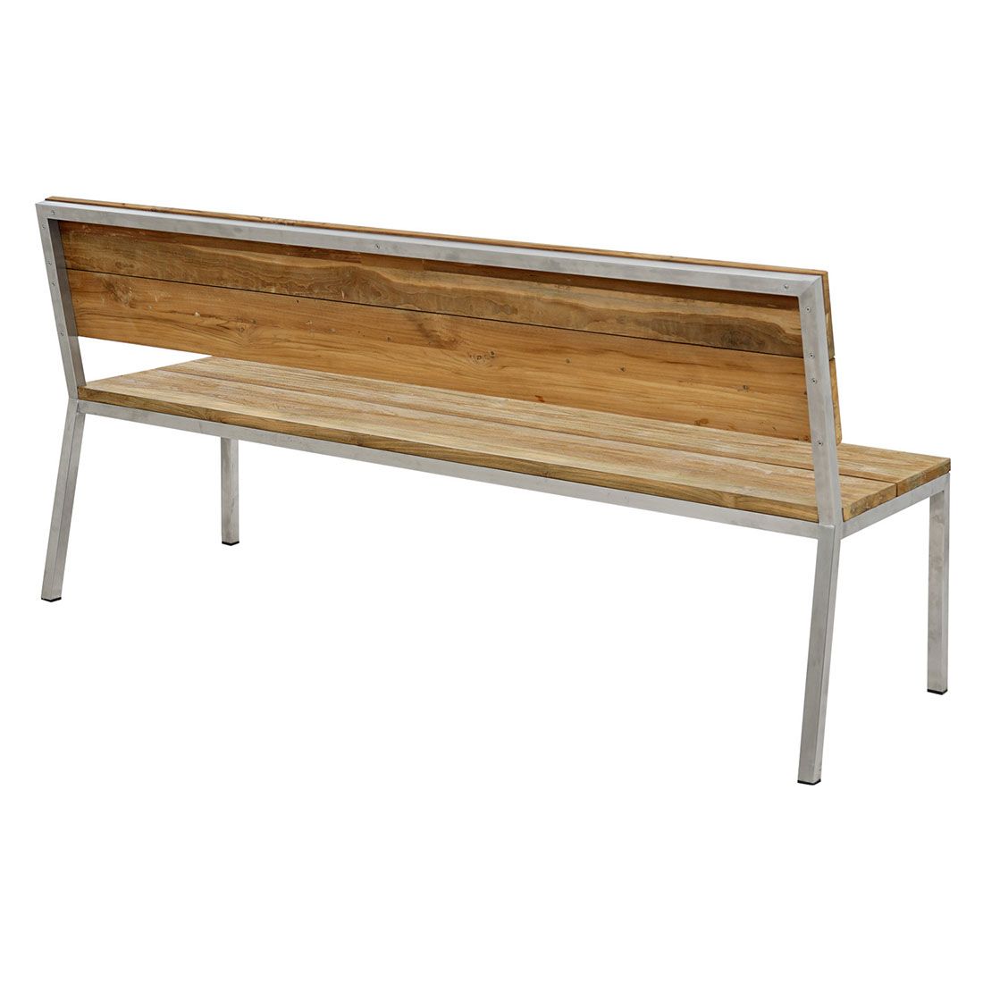 OUTLIV. Samoa Gartenbank Edelstahl/Teak