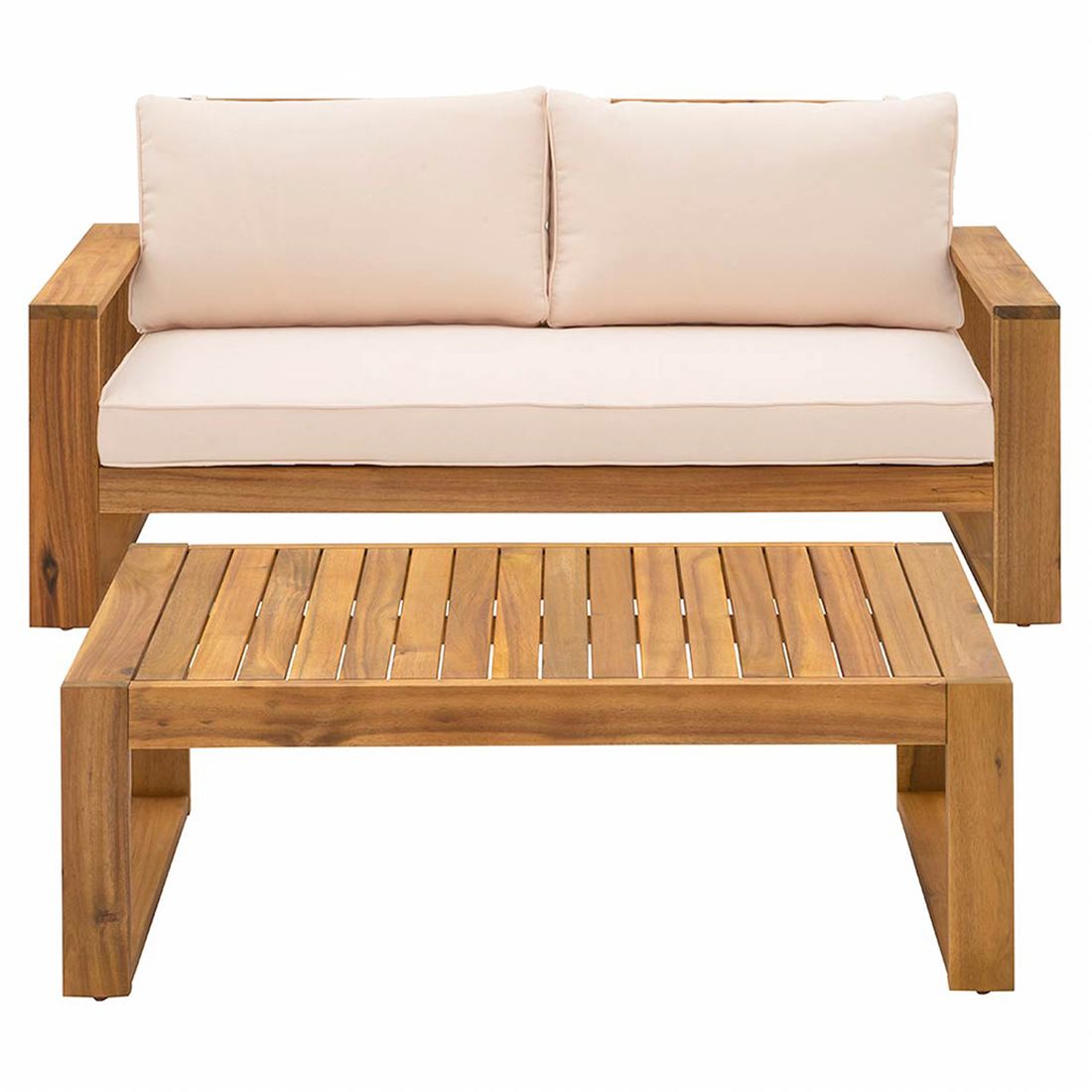 OUTLIV. Santa Cruz Loungeset 2-tlg. Akazie/Polyester