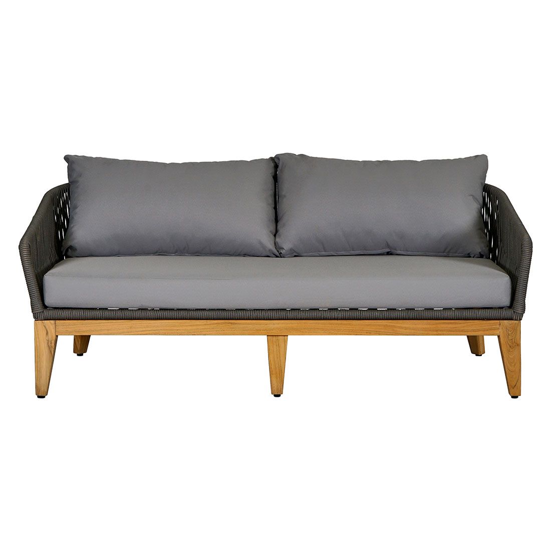 OUTLIV. Santorin Gartensofa  170 cm Teak/Rope/Olefin