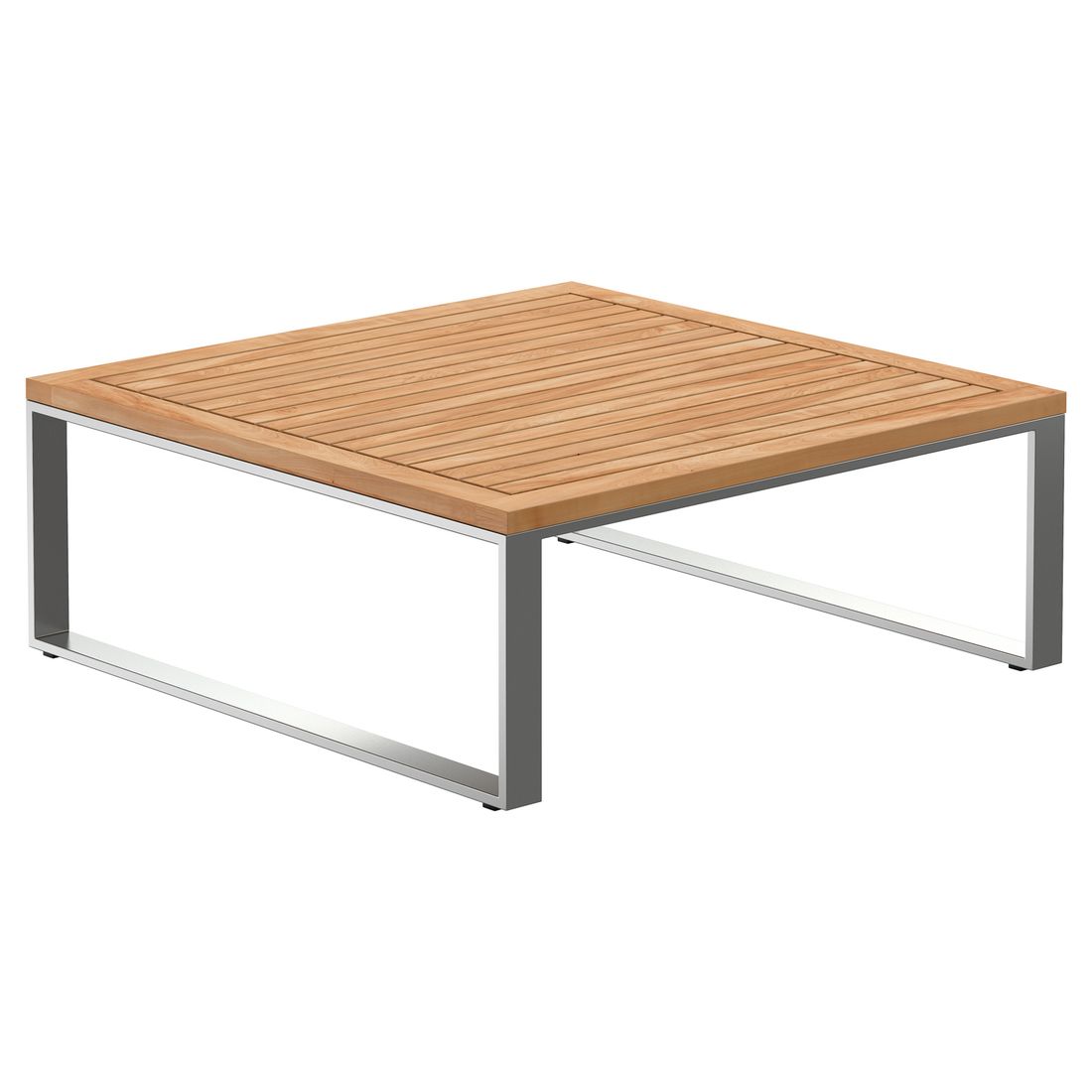 OUTLIV. Sumba Loungetisch 68x68cm Edelstahl/Teak