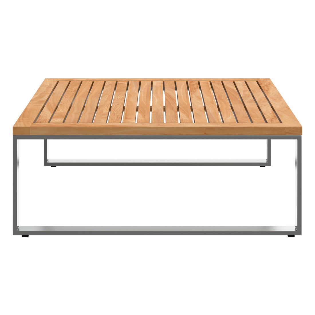 OUTLIV. Sumba Loungetisch 68x68cm Edelstahl/Teak