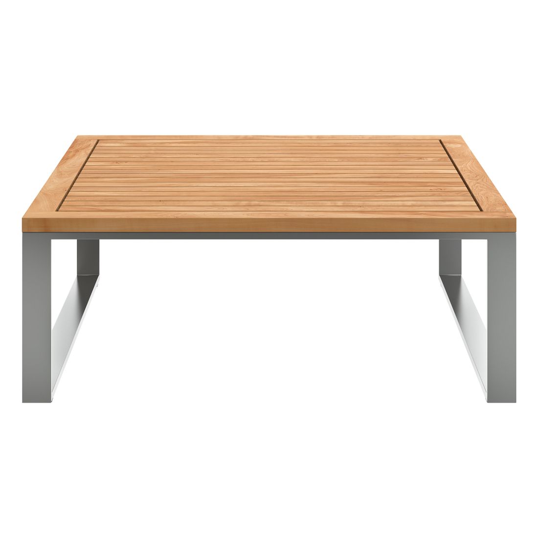 OUTLIV. Sumba Loungetisch 68x68cm Edelstahl/Teak