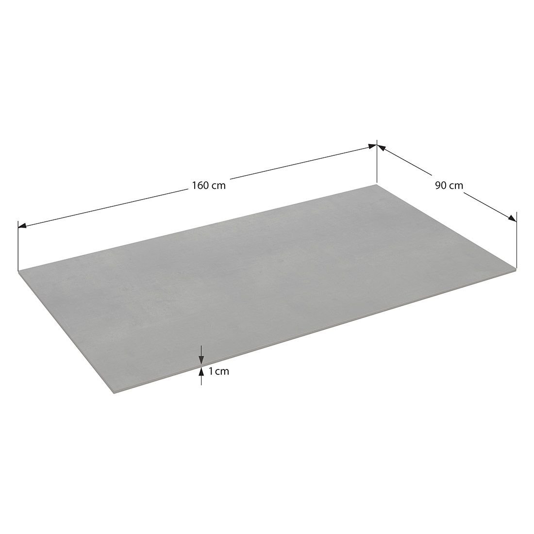 OUTLIV. Gartentisch-Platte 160x90cm HPL