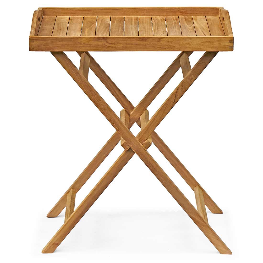 OUTLIV. Tray Gartentisch 40x63cm Teak