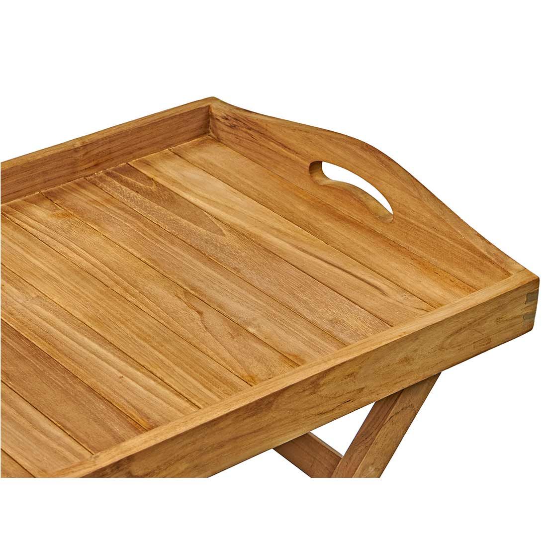 OUTLIV. Tray Gartentisch 40x63cm Teak