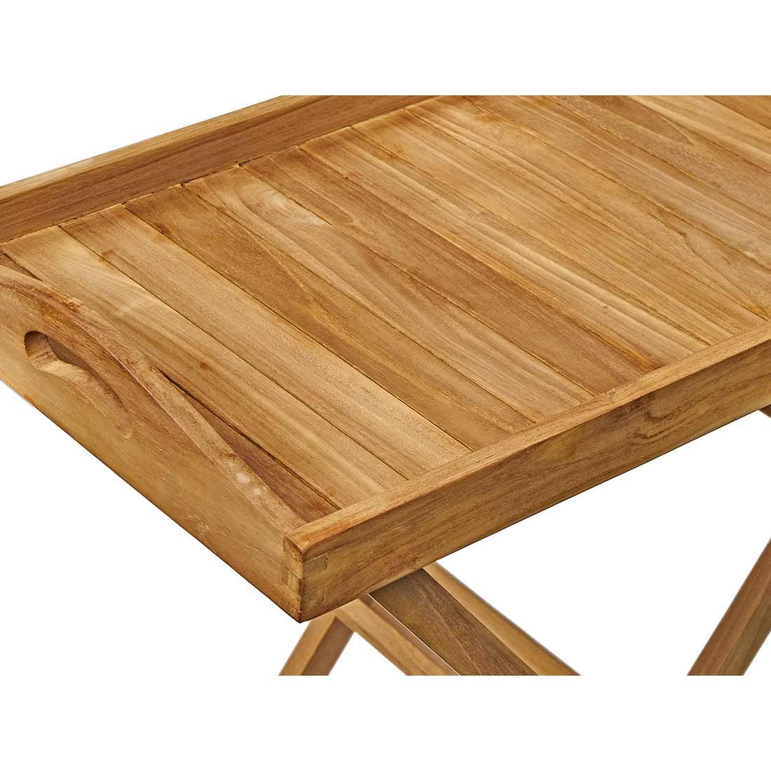 OUTLIV. Tray Gartentisch 40x63cm Teak