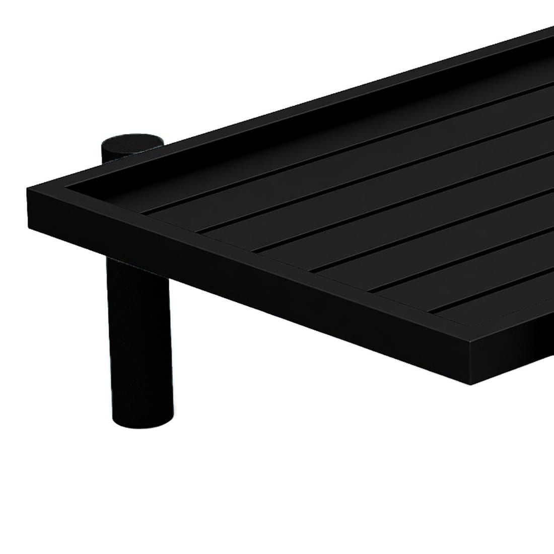 OUTLIV. Twins Loungetisch 120x72cm Aluminium