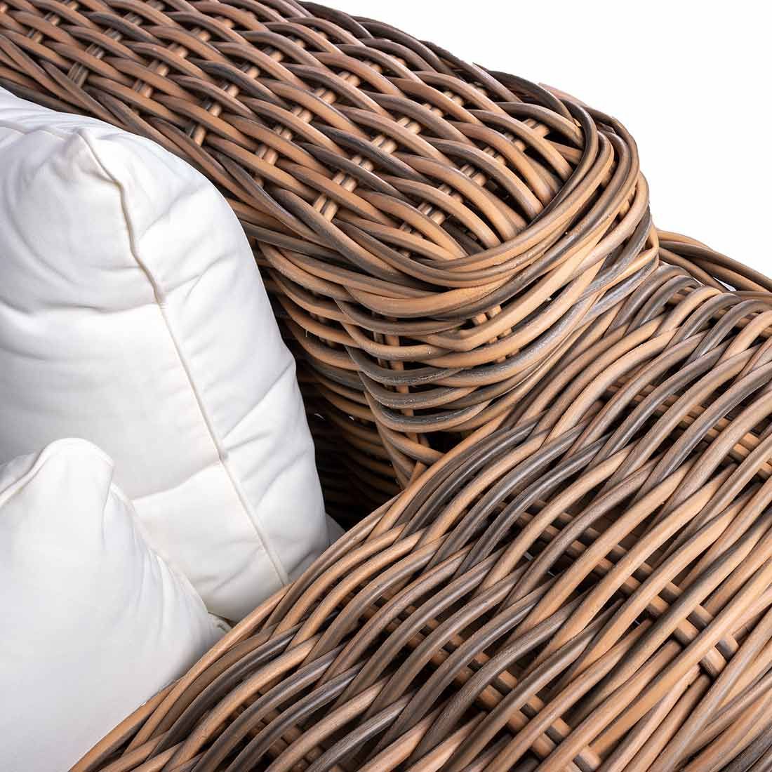 OUTLIV. Versailles Luxury Gartensofa Geflecht