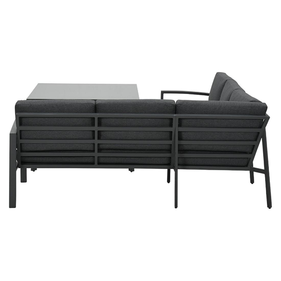 OUTLIV. Wellington Dininglounge 3-tlg. Aluminium/Polster