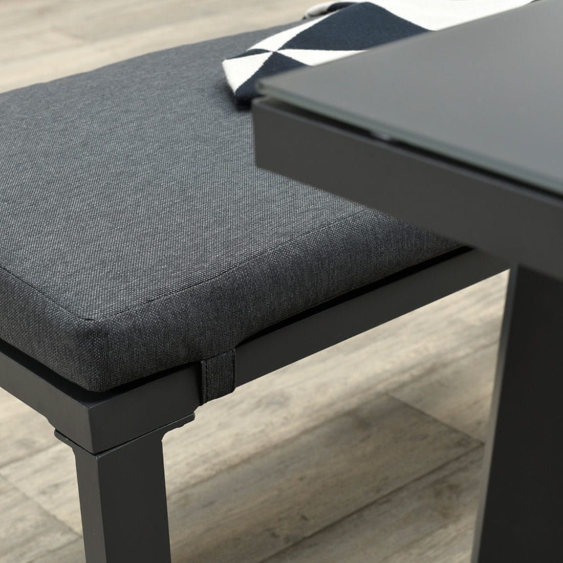 OUTLIV. Wellington Dininglounge 3-tlg. Aluminium/Polster